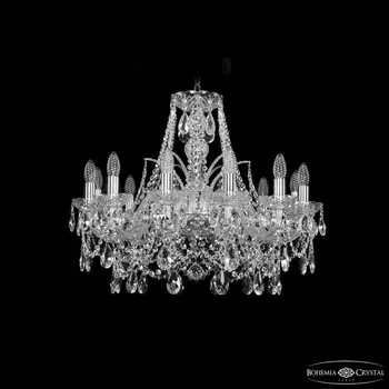 Подвесная люстра Bohemia 1411 1411/12/240 Ni