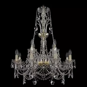 Подвесная люстра Bohemia 1411 1411/8+4/240/XL-83/G