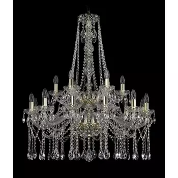 Подвесная люстра Bohemia 1413 1413/12+6/300/h-96/2d/G