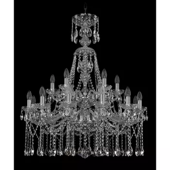 Подвесная люстра Bohemia 1413 1413/12+6/300/XL-96/2d/Ni