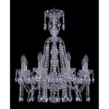 Подвесная люстра Bohemia 1413 1413/8/200/XL-66/Ni