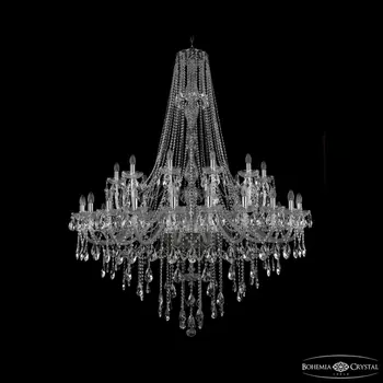 Подвесная люстра Bohemia 1415 1415/24+12+6/530/h-187 Ni