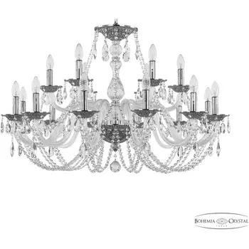 Подвесная люстра Bohemia 1601 1601/12+6/360 Ni
