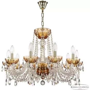Подвесная люстра Bohemia 5402 5402/10/240 G Amber/M-1H