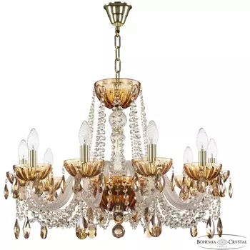 Подвесная люстра Bohemia 5402 5402/10/240 G Amber/M-1H K721