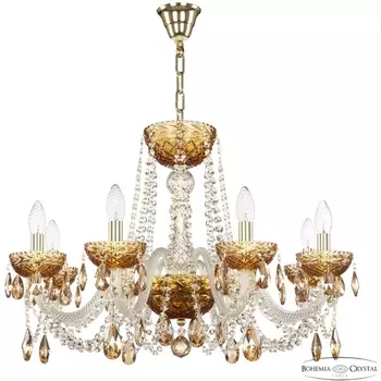 Подвесная люстра Bohemia 5402 5402/8/240 G Amber/M-1F K721
