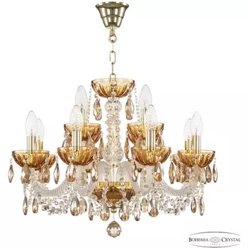 Подвесная люстра Bohemia 5402 5402/8+4/195 G Amber/M-1H K721