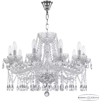 Подвесная люстра Bohemia 5413 5413/10/240 Ni Clear/M-1F