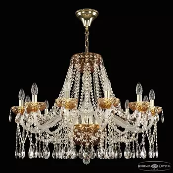 Подвесная люстра Bohemia 5413 5413/12/300 G Amber/M-1F