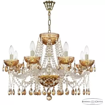Подвесная люстра Bohemia 5413 5413/8/240 G Amber/M-1G K721