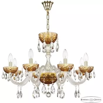 Подвесная люстра Bohemia 5417 5417/8/240 G Amber/M-1F