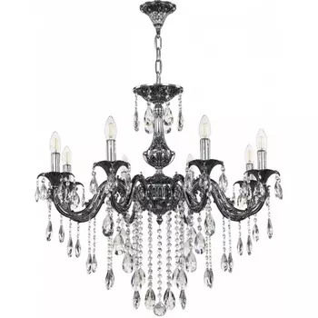 Подвесная люстра Bohemia AL7901 AL79101/8/250 B NB подсвечник с подвесками