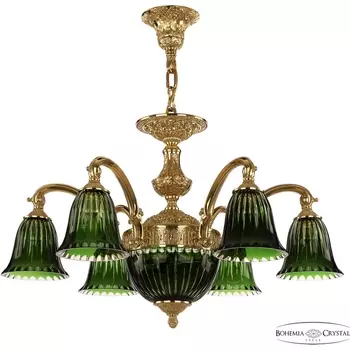 Подвесная люстра Bohemia Verona 72209P/6/175 G P2 D Clear-Green/H-1K
