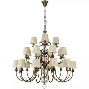 Подвесная люстра большая Newport 3100 31010+12/C black brass без абажуров