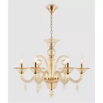 Подвесная люстра CAETANO SP-PL6 AMBER (Crystal Lux)