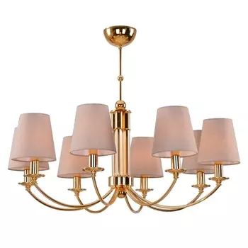 Подвесная люстра SP8 Crystal Lux Camila GOLD