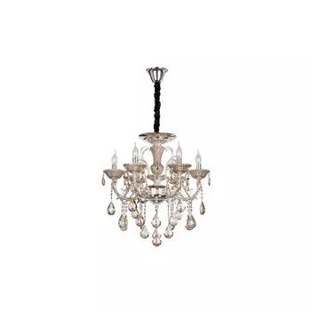 Подвесная люстра 278/6 Bogate's Caprice серебро