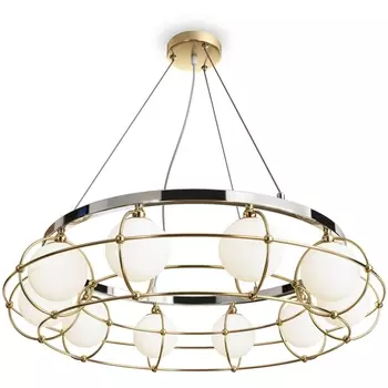 Подвесная люстра Maytoni Carcass MOD312PL-10GCH