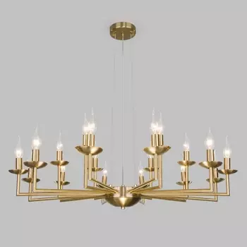 Подвесная люстра 60150/18 Eurosvet Cariso латунь