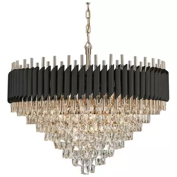 Подвесная каскадная люстра хрусталь Wertmark Cartuccia WE138.21.023