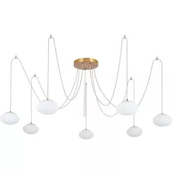 Подвесная RGB люстра паук WiFi с пультом LED Citilux Atman Smart CL226A073 (Умный дом, Алиса)