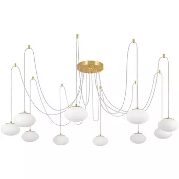 Подвесная RGB люстра паук WiFi с пультом LED Citilux Atman Smart CL226A093 (Умный дом, Алиса)