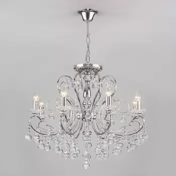 Подвесная люстра 10096/8 Eurosvet Collana хром
