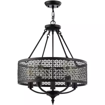 Подвесная люстра Freya Conte FR4166-PL-05C-BL