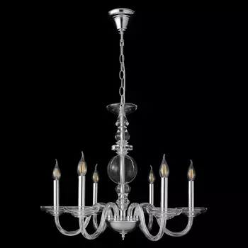 Подвесная люстра Crystal Lux ARABESQUE SP6 CHROME подсвечник
