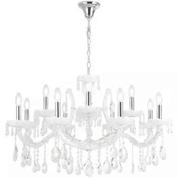 Подвесная люстра Crystal Lux BLANCA re SP12 подсвечник с подвесками