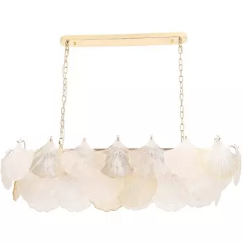 Подвесная люстра в виде ракушки Crystal Lux BONITA SP14 L1200