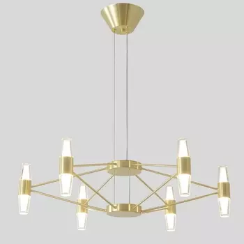 Подвесная люстра LED Crystal Lux DOROTEA SP6 GOLD