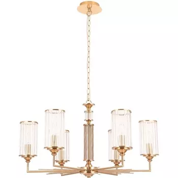 Подвесная люстра Crystal Lux GLORIA SP6 BRASS