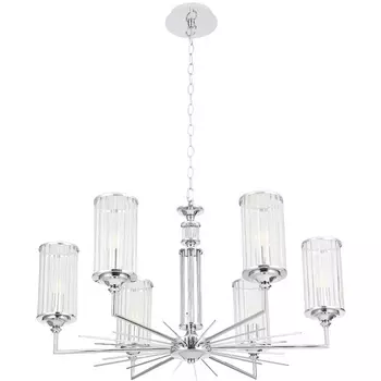 Подвесная люстра Crystal Lux GLORIA SP6 CHROME