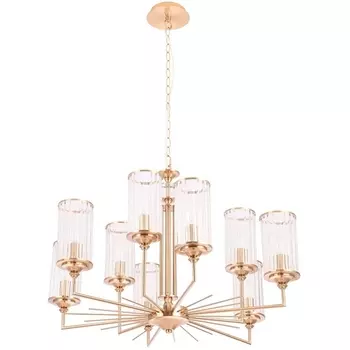 Подвесная люстра Crystal Lux GLORIA SP9 BRASS