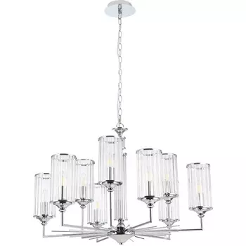 Подвесная люстра Crystal Lux GLORIA SP9 CHROME