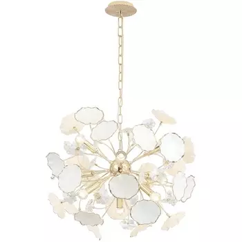 Подвесная люстра Crystal Lux MARGO SP9 с цветами