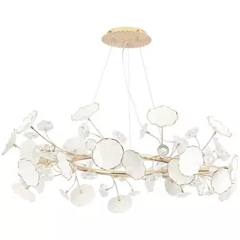 Подвесная люстра Crystal Lux MARGO SP9R с цветами