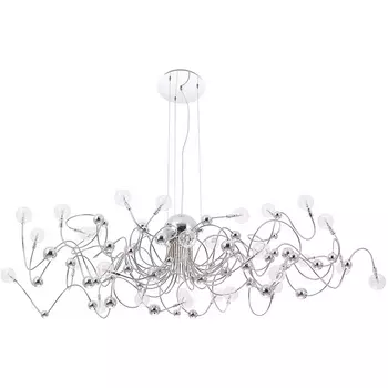 Подвесная люстра Crystal Lux MEDUSA SP30 CHROME (плафоны шарики)