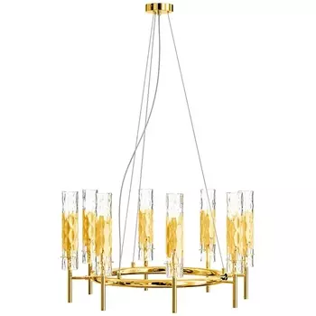 Подвесная люстра Crystal Lux PRIMAVERA PRIMAVERA SP8 GOLD