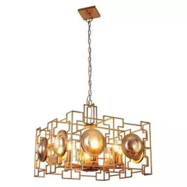 Подвесная люстра CUENTO SP8 GOLD (Crystal Lux)