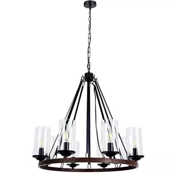 Подвесная люстра Arte Lamp Dalim A7014SP-8BK