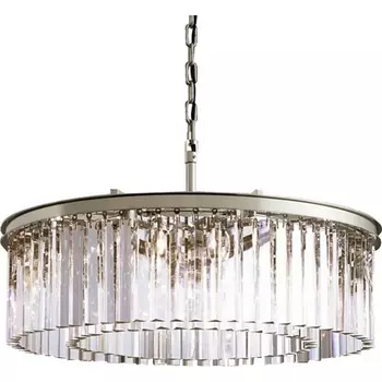 Подвесная люстра Delight Collection 1920s Odeon KR0387P-10B chrome/clear DeLight Collection