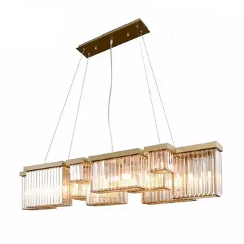 Подвесная люстра Delight Collection Broadway 2466 brushed champagne gold DeLight Collection