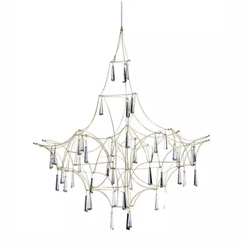 Подвесная люстра Delight Collection Lucciola MD18001068-1E matt gold DeLight Collection