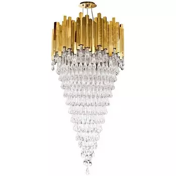 Подвесная каскадная люстра Delight Collection Trump KM0988P-26 gold DeLight Collection