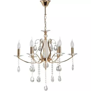 Подвесная люстра хрусталь De City Свеча 683014606 подсвечник с подвесками
