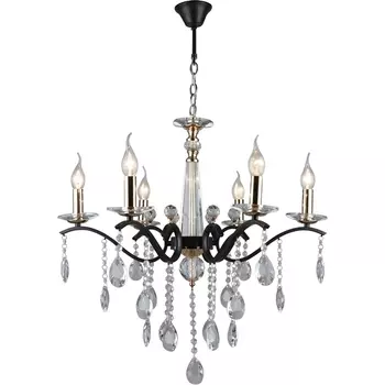 Подвесная люстра хрусталь De City Свеча 683014706 подсвечник с подвесками