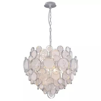 Подвесная люстра DESEO SP6 D460 SILVER (Crystal Lux)