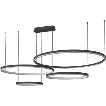 Подвесная люстра диммируемая светодиодная с пультом Kink Light Тор 08204,19PA(4000K) кольцо